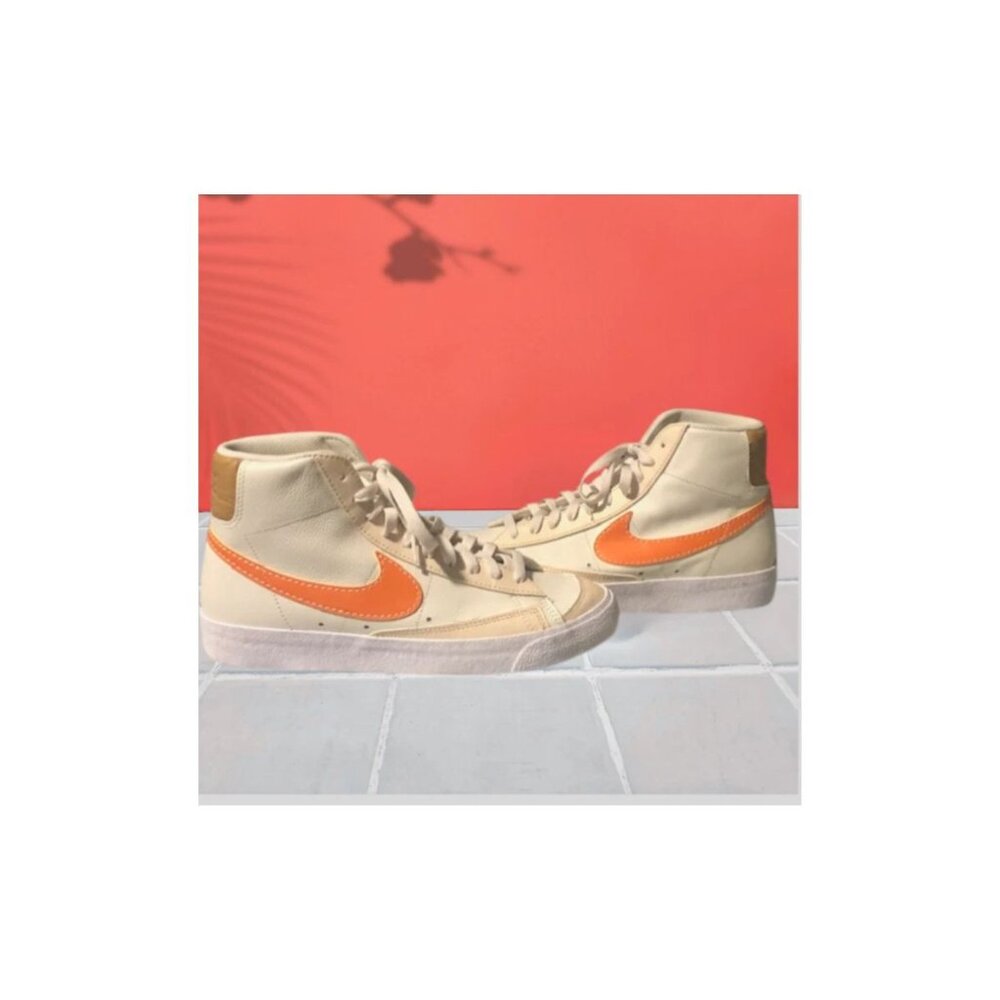 Nike Blazer Mid EMB Inspected By Swoosh Hot Curry DQ7674-001